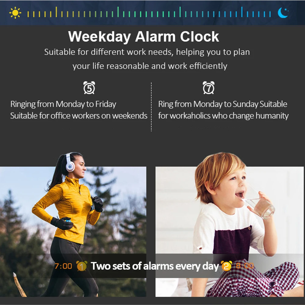 Зеркальные настольные часы многофункциональный цифровой будильник с функцией