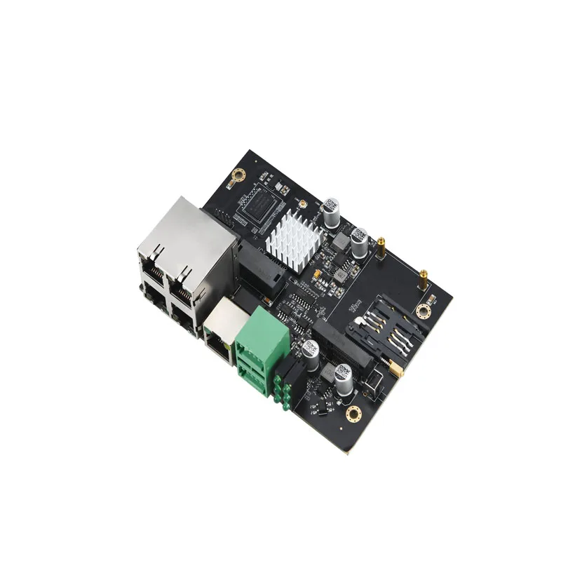 

5-портовый маршрутизатор промышленного типа, материнская плата 4G для подключения к Wi-Fi карте, мобильный Unicom, телекоммуникационный доступ к Интернету