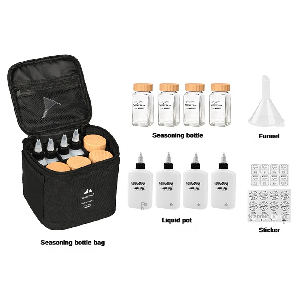 

Spice Up Your Next Picnic or Camping Trip with Our Lightweight and Versatile Spice Jars Organizer Containers Set