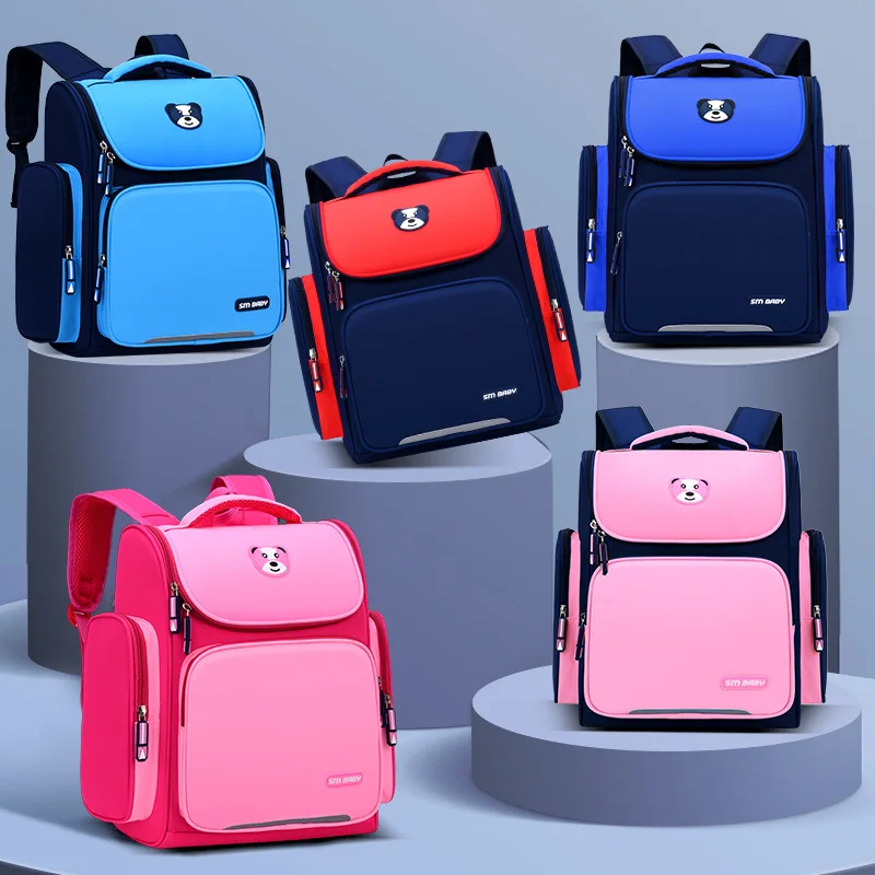 

Children's Schoolbag Custom Primary School Boys And Girls Wholesale Korean Version Lightweight Space Backpack New Printing Logo
