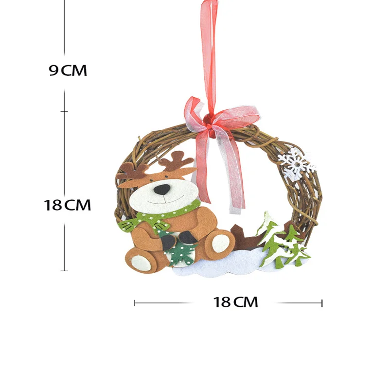 Кольцо из ротанга искусственная гирлянда рамка для сушеных растений домашнего