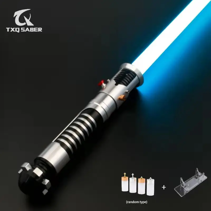 

Световой меч TXQSABER Obiwan EP1, Пиксельная звуковая панель с гладкой металлической ручкой и лезвием из светодиодной ленты, для Хэллоуина, косплея, ...