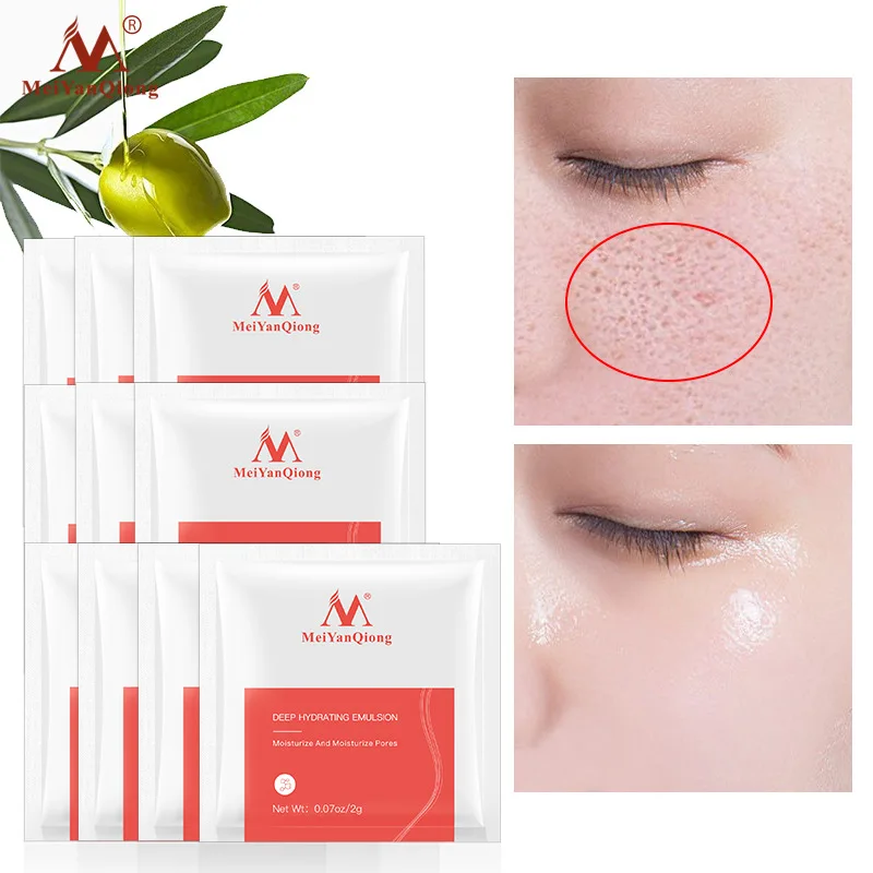 

10pcs/lot MeiYanQiong Deep Hydrating Emulsion Hyaluronic Acid Moisturizing Face Cream Skin Care Anti Winkles Lift Firming
