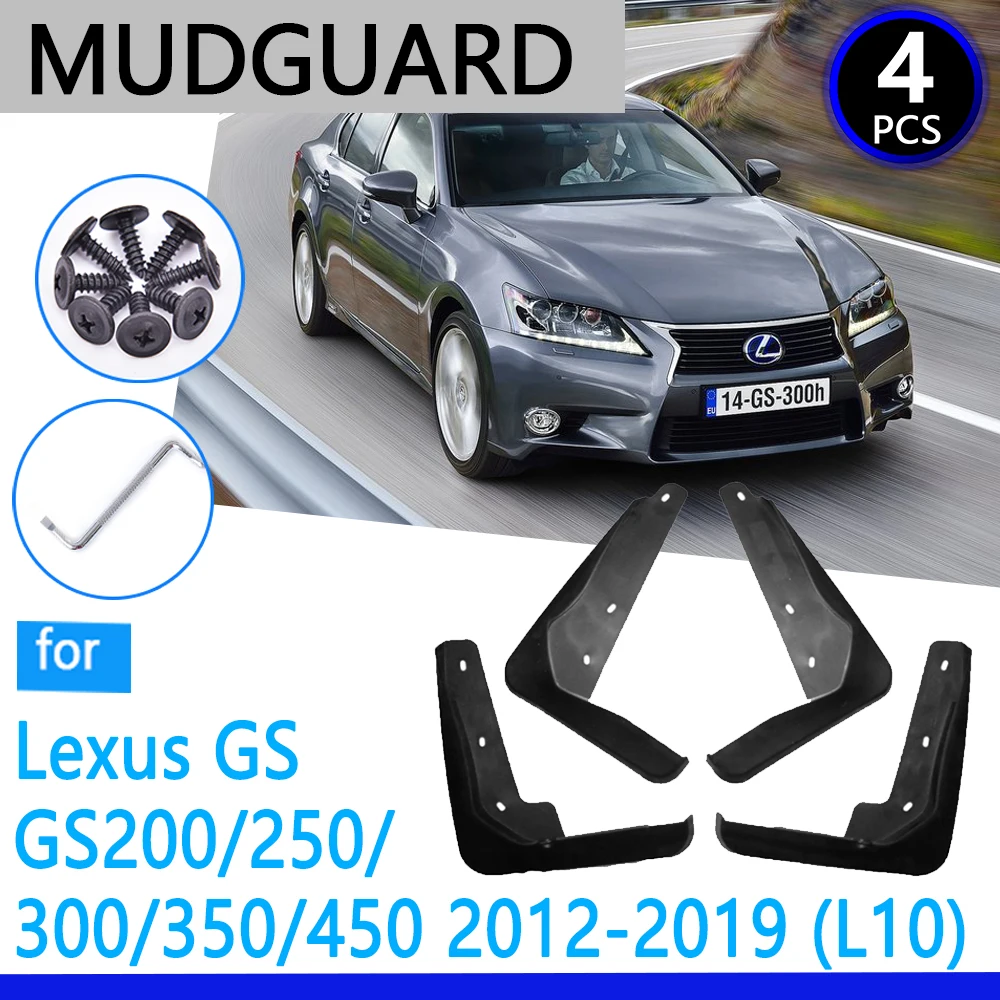 

Брызговики для Lexus GS GS200 GS250 GS300 GS350 GS450 L10 2012 ~ 2019 2014, автомобильные аксессуары, брызговик, брызговик, автозапчасти