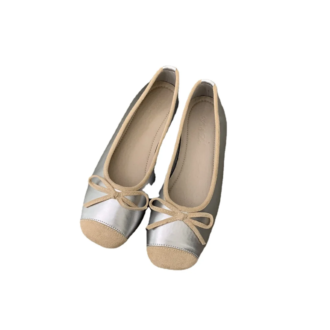 Luxury Designer Women Shoes Butterfly-kont Flat Shoes Women Concise Grandmother Shoe Spring/Summer Office Lady Lightweight Shoes