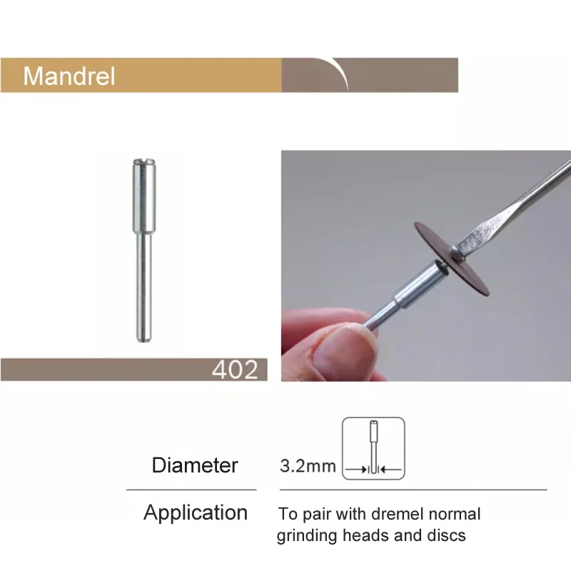 Зажимная оправка Dremel 402 3 2 мм соединительный рычаг полировальный круг патрон для