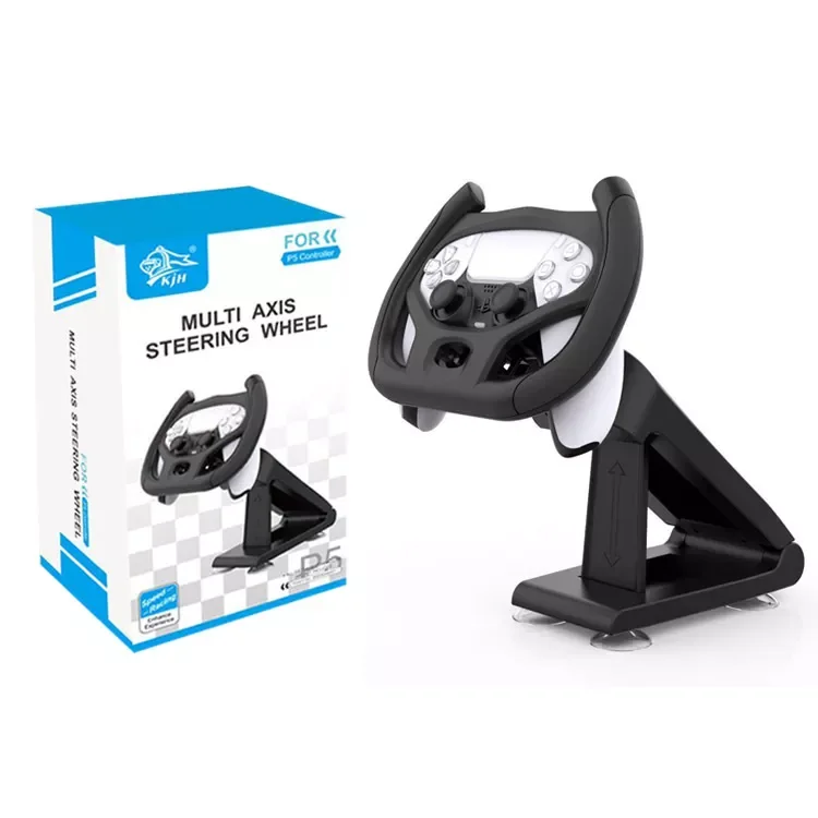 

NEW2023 Professional Gaming Steering Wheel for PS5 Car Racing Games Handle with Bracket Electronic Machine Accessories