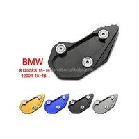 rts for bmw r1200r r1200rs 2015 2018 motorcycle cnc kickstand foot side stand extension pad support plate enlarge stand
