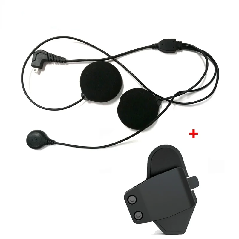 

Accessories T-MAX Motorcycle Bluetooth Headset Small Microphone Speaker MIC+ Clamp Clip Mount for Integral Helmet