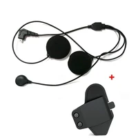 accessories t max motorcycle bluetooth headset small microphone speaker mic clamp clip mount for integral helmet