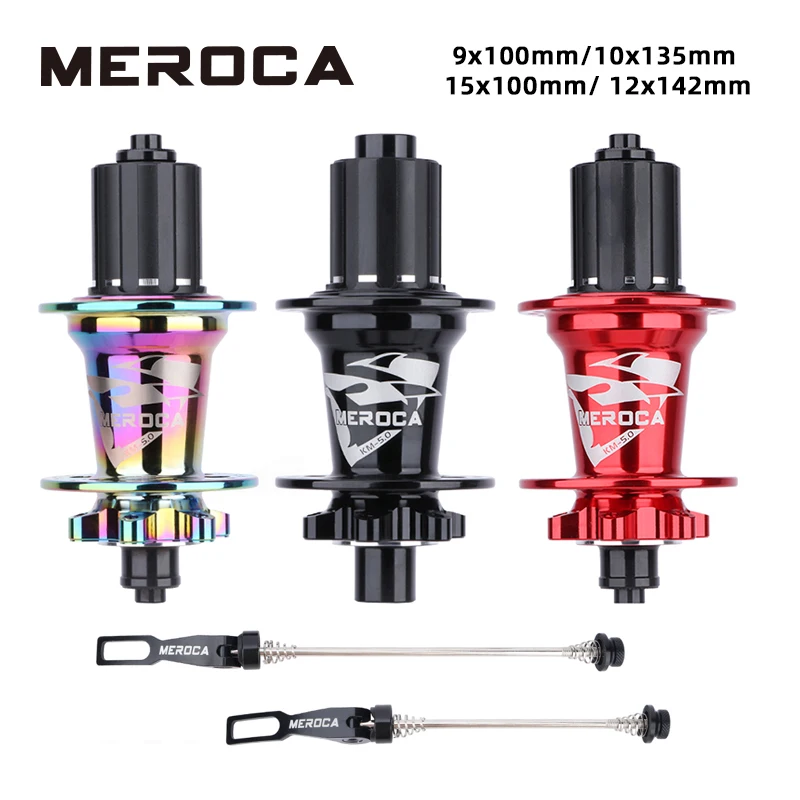 

MEROCA Mountain Bike Hub 32 Holes 6pawls Sealed 5 Bearings 100/142mm 100/135mm QR/TA MTB Disc Brake Hub For 8/9/10/11 Speed