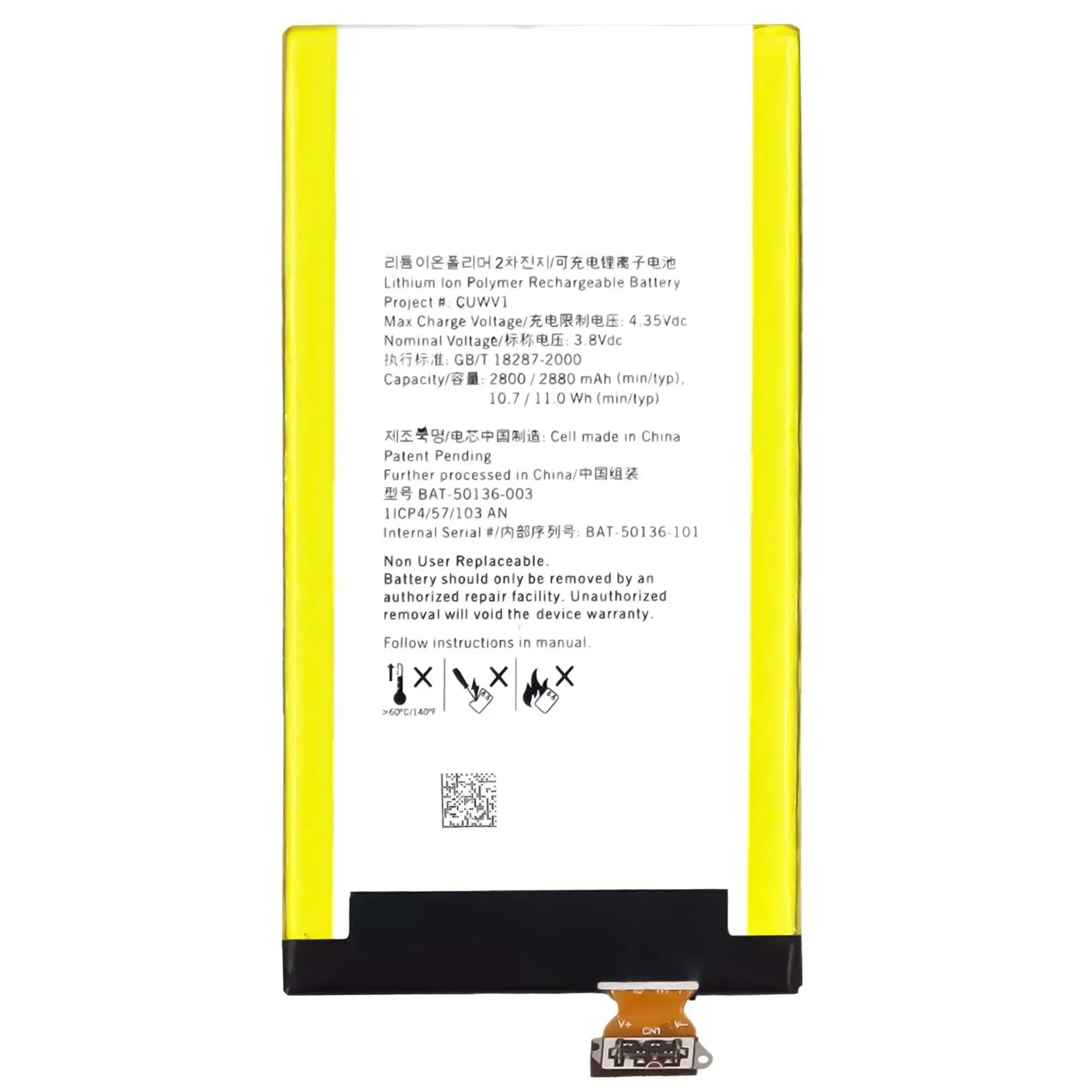 High Quality Replacement Battery For BlackBerry Z30 BAT-50136-003 Built-in Large Capacity Lithium Batteries + Tools
