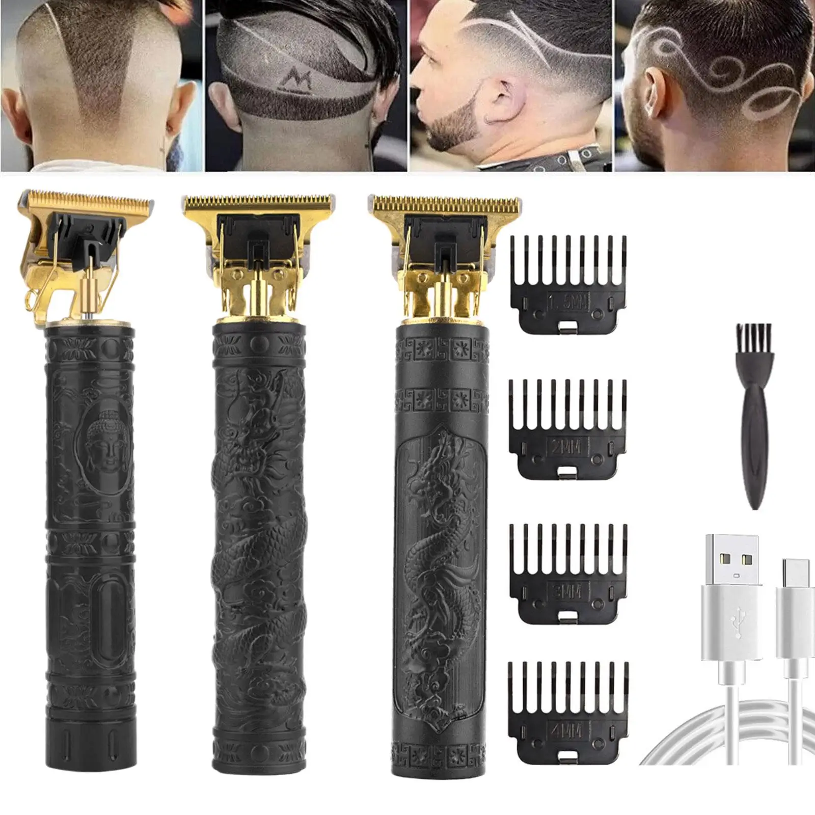 Professional T9 Electric Hair Cordless Hair Trimmer Machine Shaver Beard images - 6