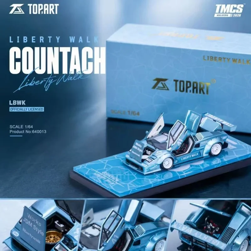 Фото 2026 TMCS 1:64 Модель автомобиля из литого сплава, лимитированная серия «Куала-Лумпур», новое поступление на складе №2