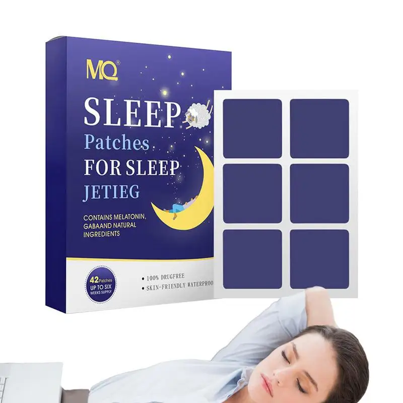 

Natural Sleep Patches 42pcs Stickers For Fall Asleep Faster Breathable Sleeping Aid Supplies For Shoulder Legs Arm Feet Back And