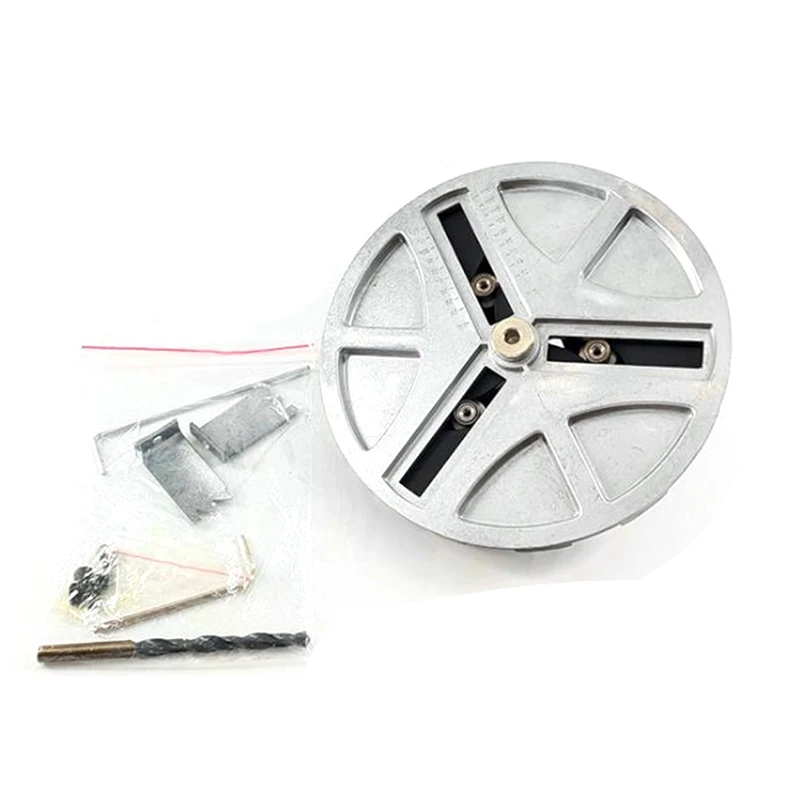 

Adjustable Punching Saw 45-130Mm For Woodworking Spotlight Plastic Plate Opening Triple Blade Design Smooth Cut Tool