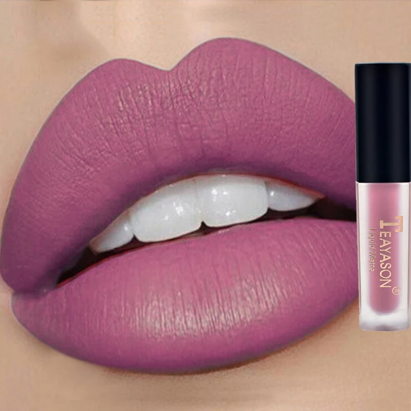 

12 Color Nude Matte Lip Gloss Waterproof Long Lasting Non-Stick Cup Velvet Liquid Lipstick Sexy Red Lip Tint Makeup Cosmetic