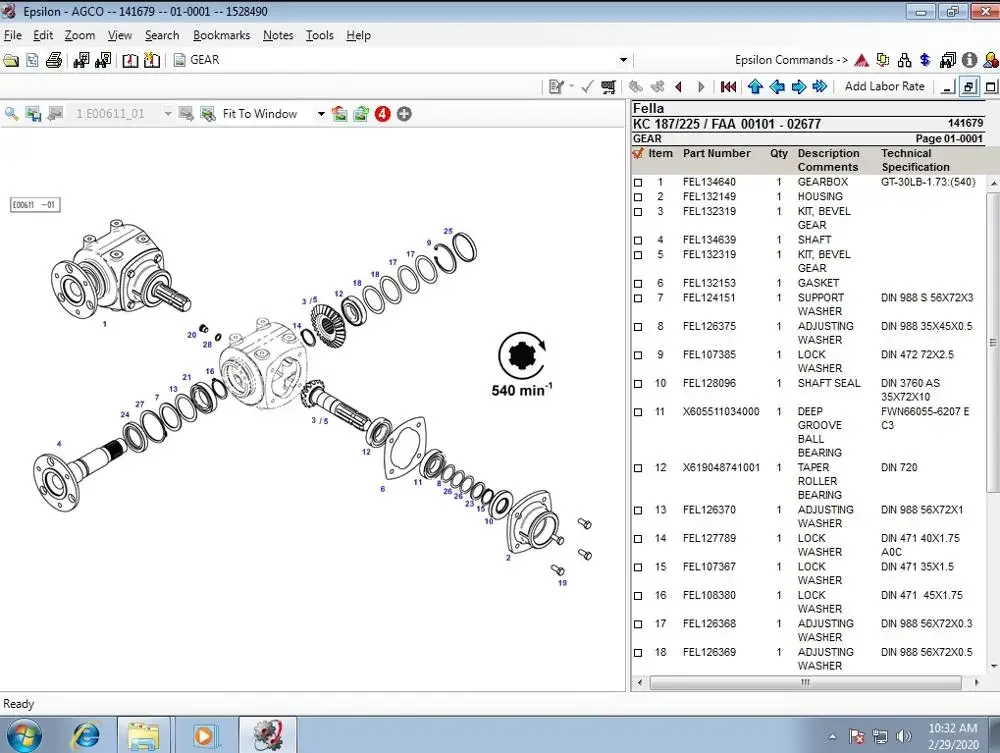 Каталог запчастей Fella AGCO и руководства по обслуживанию мастерской [2022]