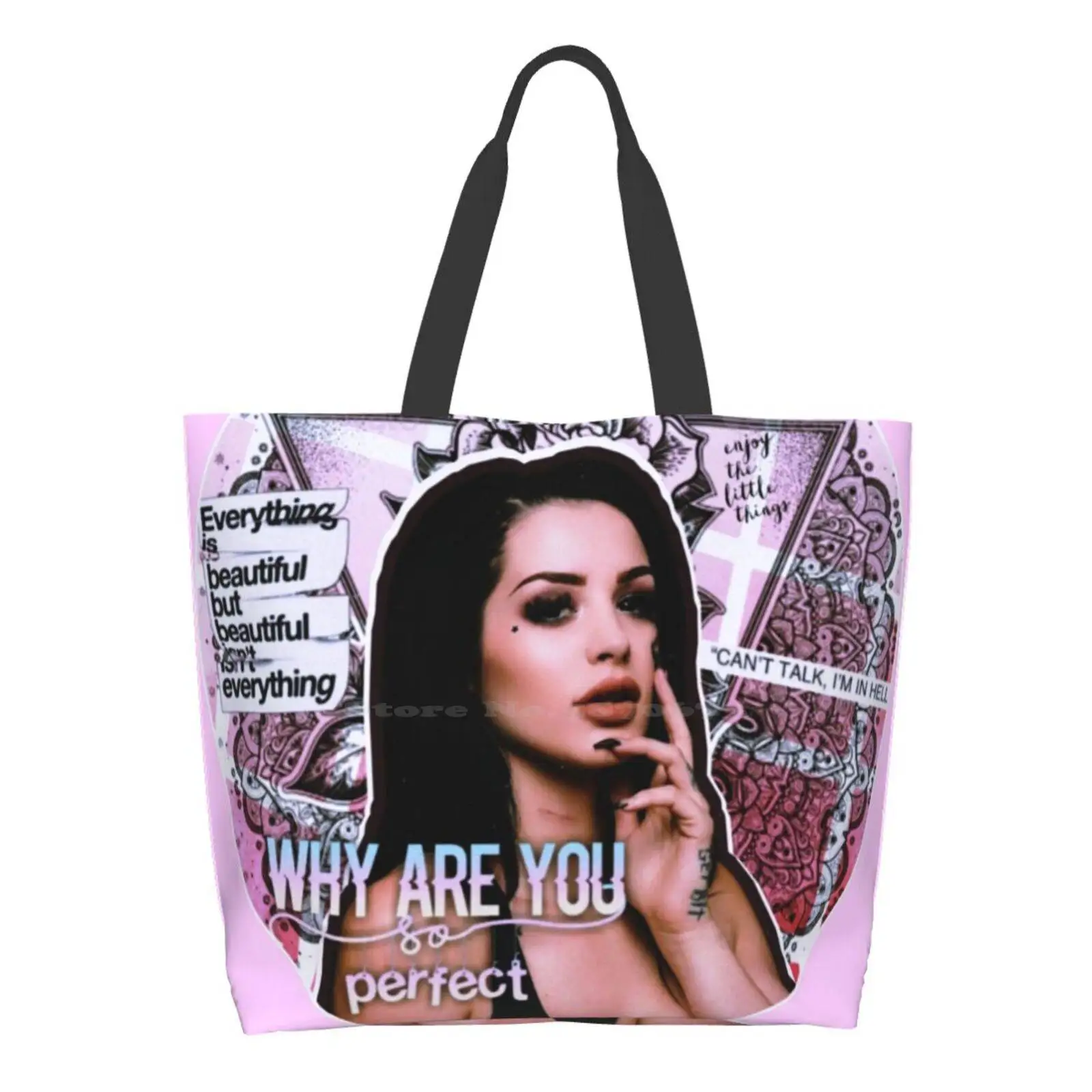 

Paige / Saraya Jade Bevis Totes Shoulder Bags for Travel Handbag Shopper Bag Paige Wrestling Totaldivas