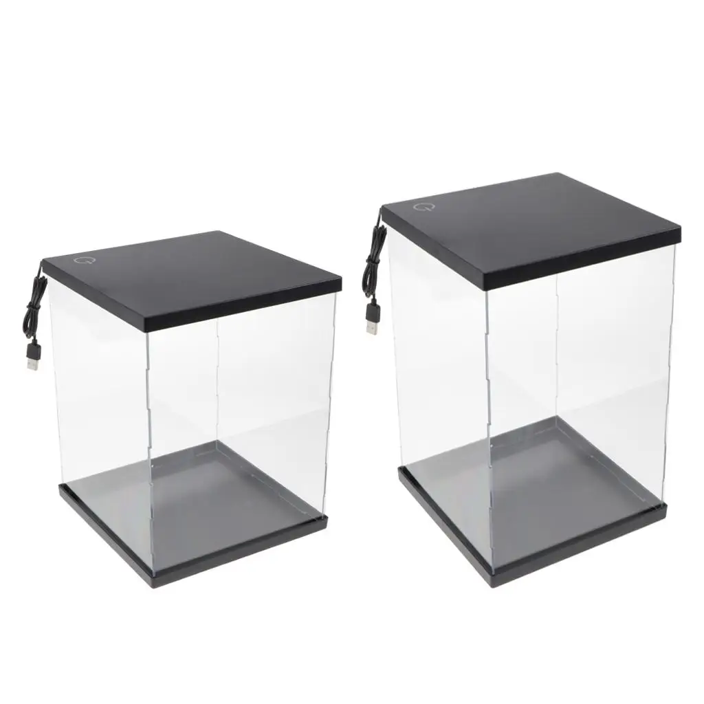 

Clear Display Case Countertop Box Storage Organizer for Model