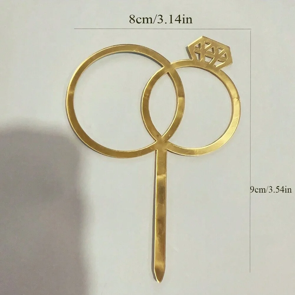 

Свадебный акриловый топпер для торта