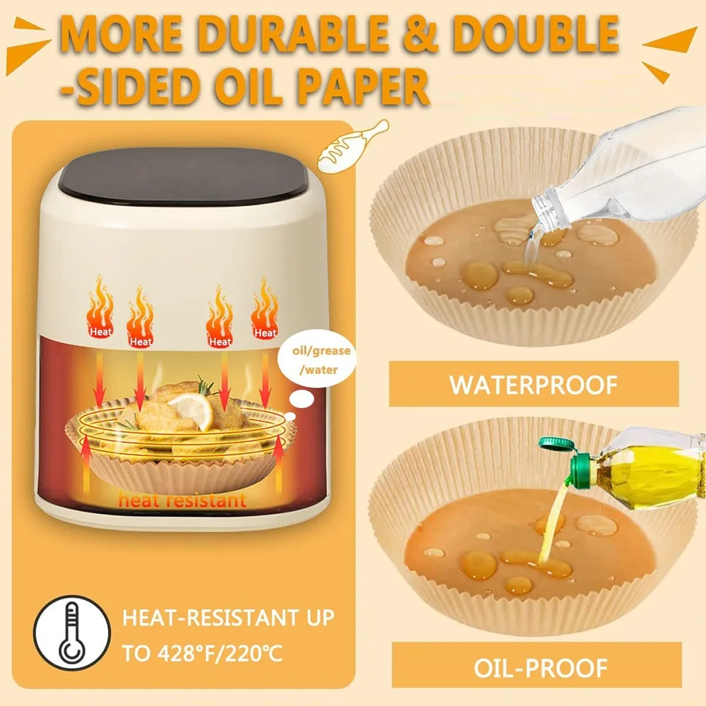 Аксессуары для подставки под барбекю антипригарный коврик круглый 25/50 шт.