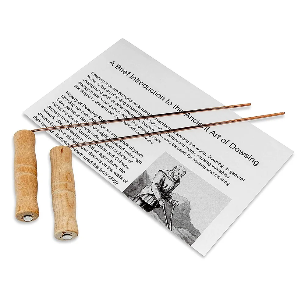 

Discover Hidden Treasures with Copper Probes Rods, Ideal for Gold Prospectors and Occult Enthusiasts, Set of 2