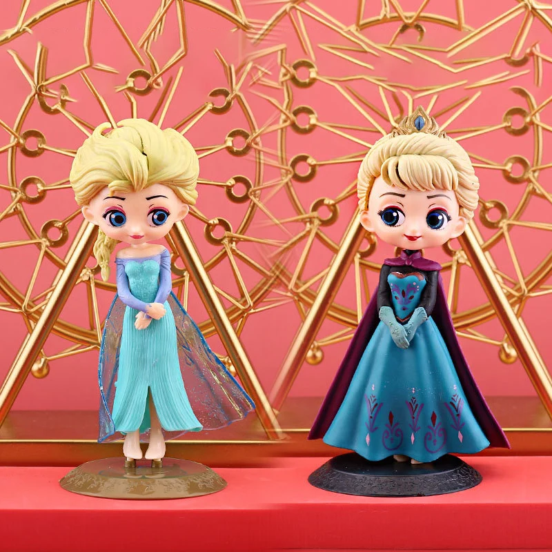 

Куклы Disney «Холодное сердце», аниме-фигурка Анны, Эльзы, модель, украшения для дня рождения, детские игрушки для девочек, подарок на Рождество