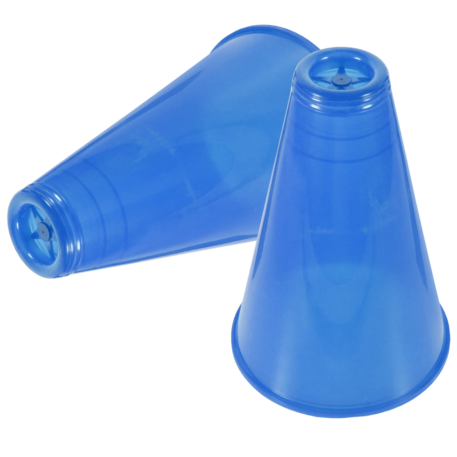 

2 PCS Loud-speaker Party Favor Megaphones Horns Mini Props Noise Makers Pp Football Toy Portable