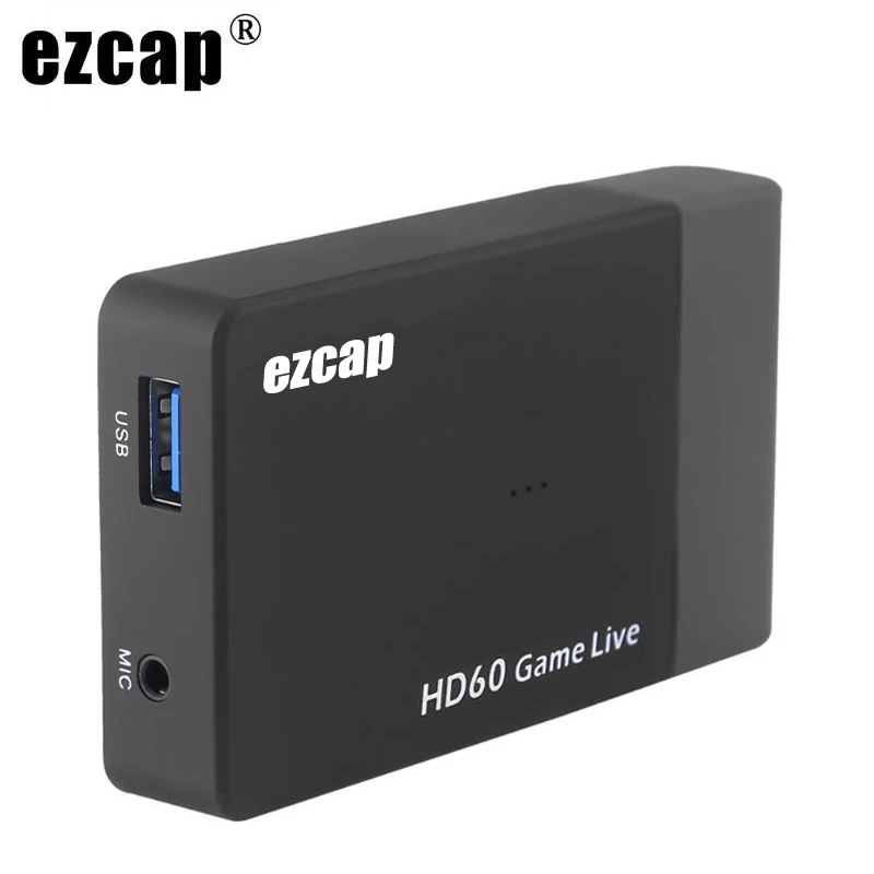

1080P 60fps 4K Video Capture Card HDMI To USB 3.0 Record Box for PS4 DVD Camera PC Game Recording Live Streaming HDMI Loop Mic