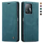 Роскошный кожаный чехол-книжка Mi 11T 11 Lite, с магнитной картой для Xiaomi 12 X, Redmi Note 11 Pro, флип-чехол 12X, 11Pro, 11S