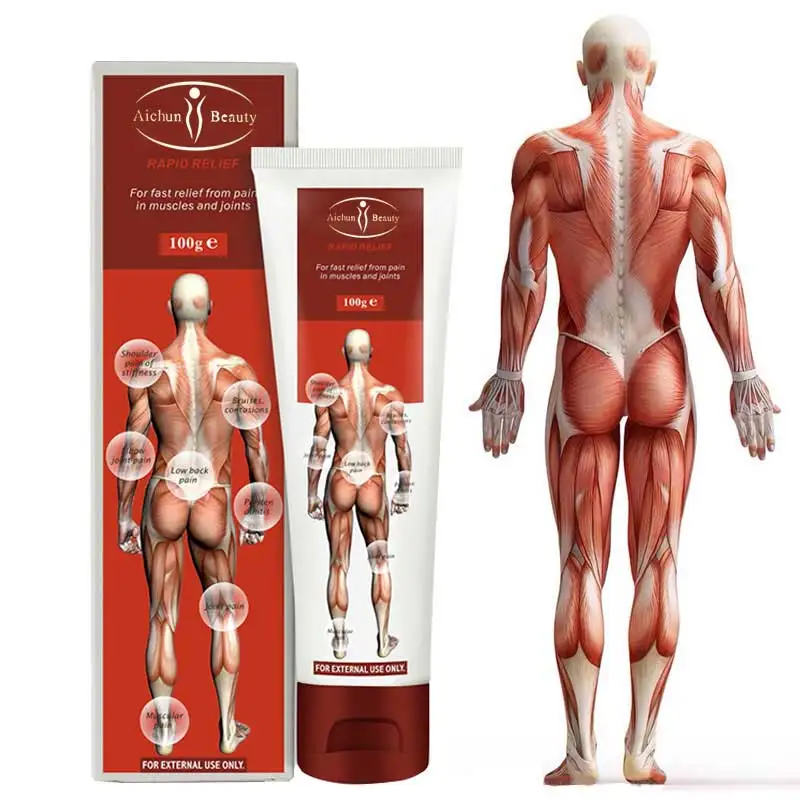 

100g Pain Relief Cream In Muscles Massage Cream Joints Muscle Pain Ointment Injured Body Muscle Reliving Massage Cream