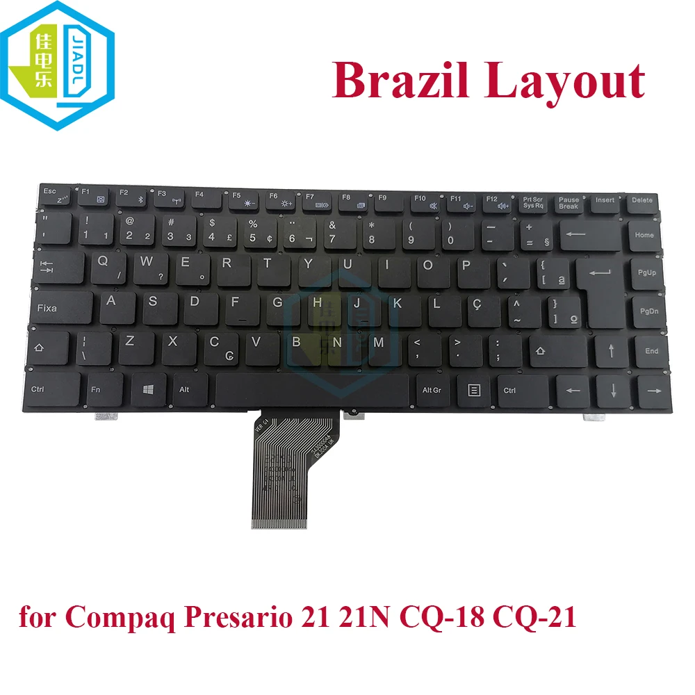 

5 шт./комплект, Бразильская клавиатура CQ18 CQ21 BRA для Compaq Presario 21 21N