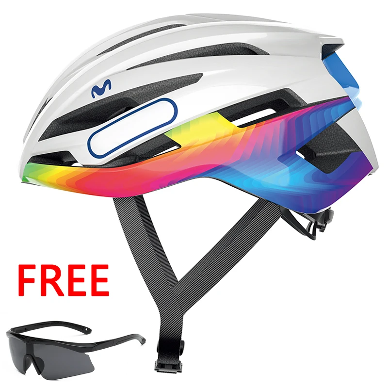 

Road Bike Helmet Size M 54-60cm Professional Competition Mountain Cycling Helmets VTT MTB Cycling Safely Racing HELMETS Gift