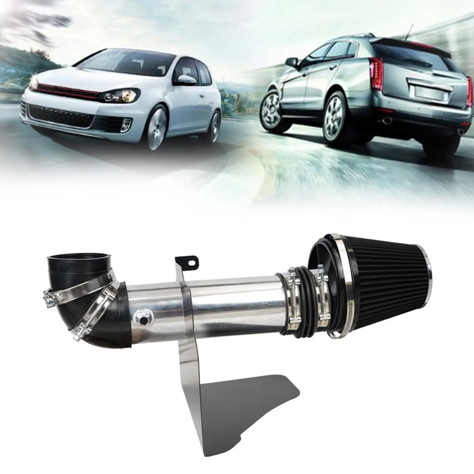

Cold Air Intake System with Heat Shield Kit for Dodge Hemi 5.7L 6.1L V8