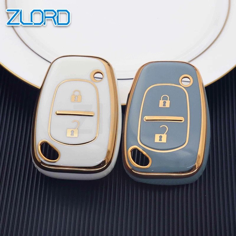 2-кнопочный чехол для автомобильного ключа из ТПУ Vauxhall Opel Vivaro Renault Movano Trafic Kango