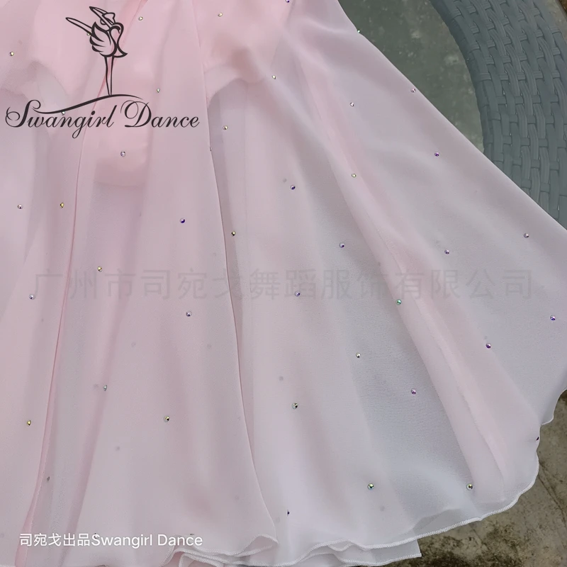 Балетное платье-пачка Swangirl Dance BT2070 бледно-розового цвета