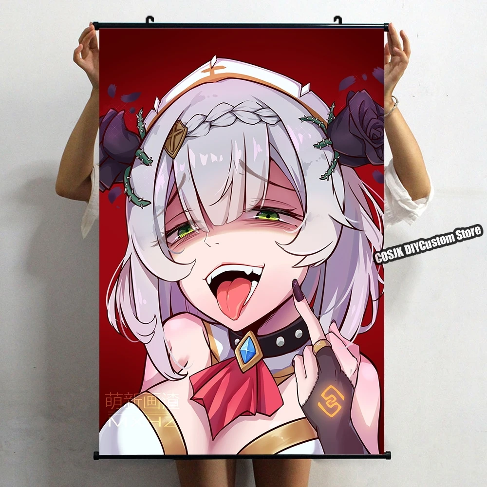 

Game Genshin Impact Noelle Poster Wall Scroll Home Decor Living Room Decoration Mural Wallpaper Collectible Art Gift
