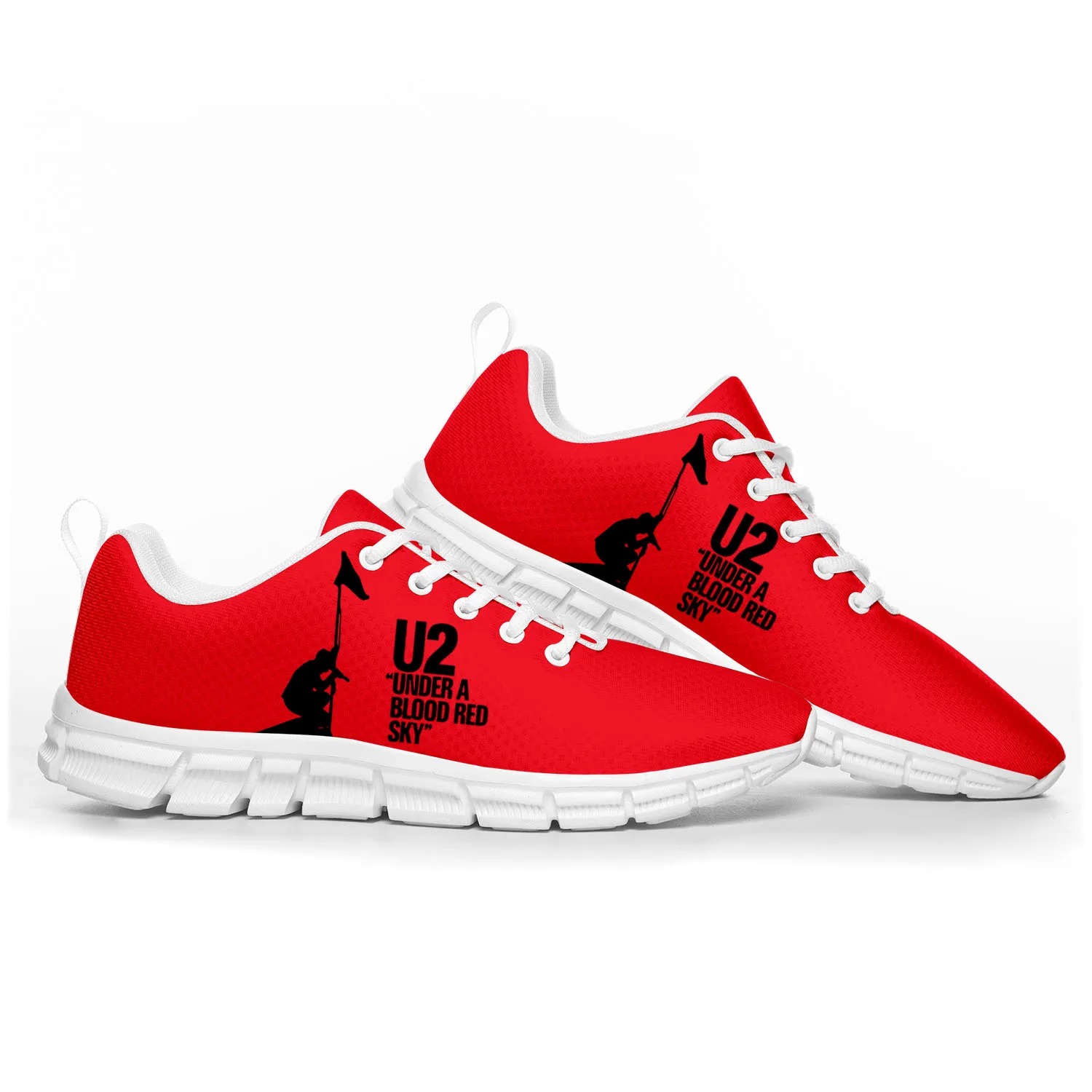 

U2 Rock Band Fashion punk Sports Shoes Mens Womens Teenager Kids Children Sneakers Casual Custom High Quality Couple Shoes White