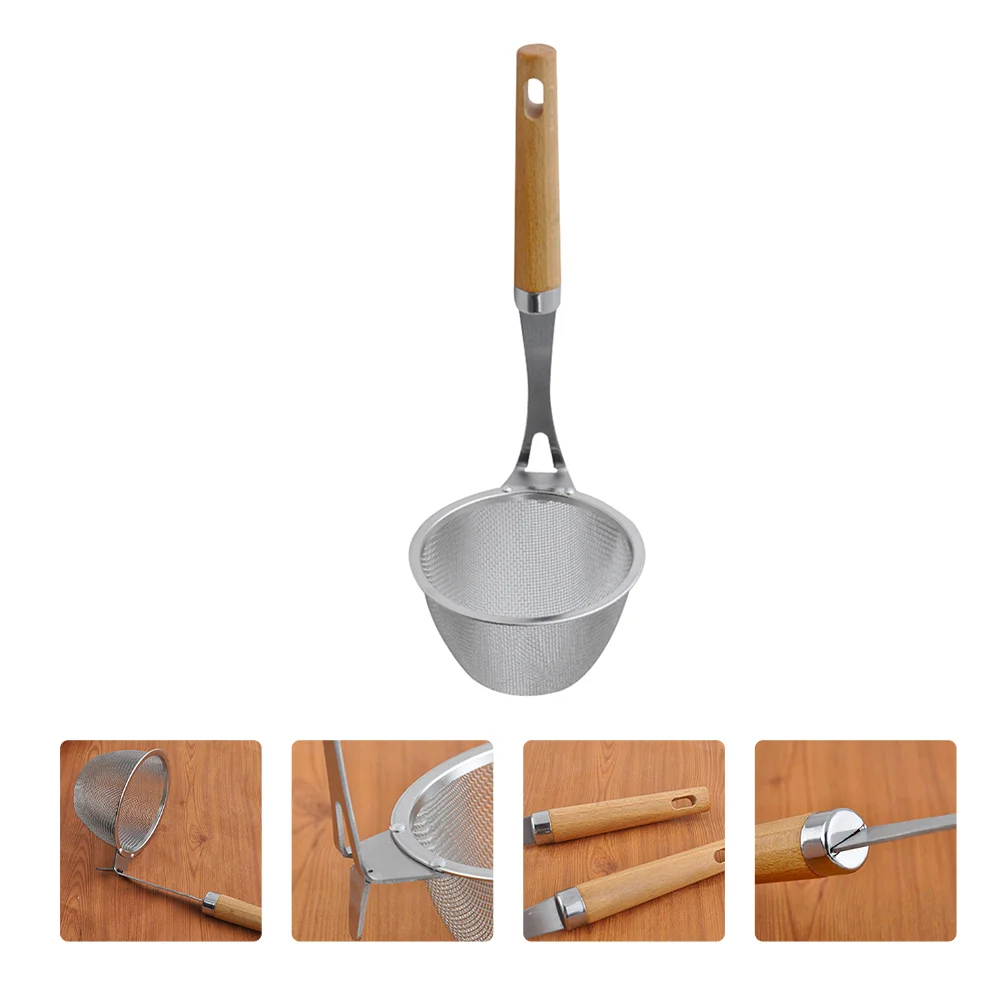 

Strainer Steel Stainless Skimmer Spooncolander Spider Basket Ladle Kitchen Sieve Cooking Mesh Noodlespaghetti Blanching Fine