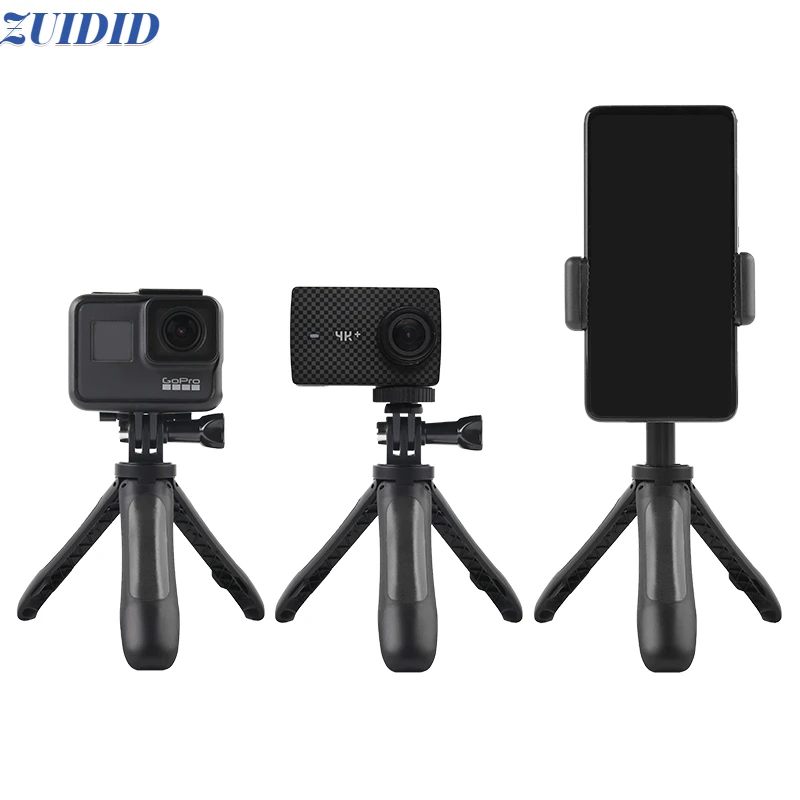 

Hero Extendable Handle Tripod Pocket Pole Mini Selfie Stick + Phone Holder Vlog YouTube For Go Pro DJI OSMO For Xiaomi Yi Sale