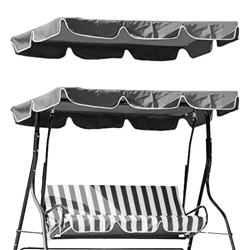

Swing Canopy Replacement Patio Swing Canopy Replacement For Outdoor Water Proof Polyester Sun Protection Covers Tear Resistant