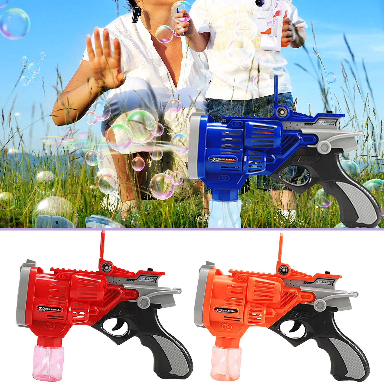 

Automatic Bubble Blower Toy Electric Bubble Machine Colorful Light And Music Soap Water Bubbles Maker Kids Summer Outdoor Toys