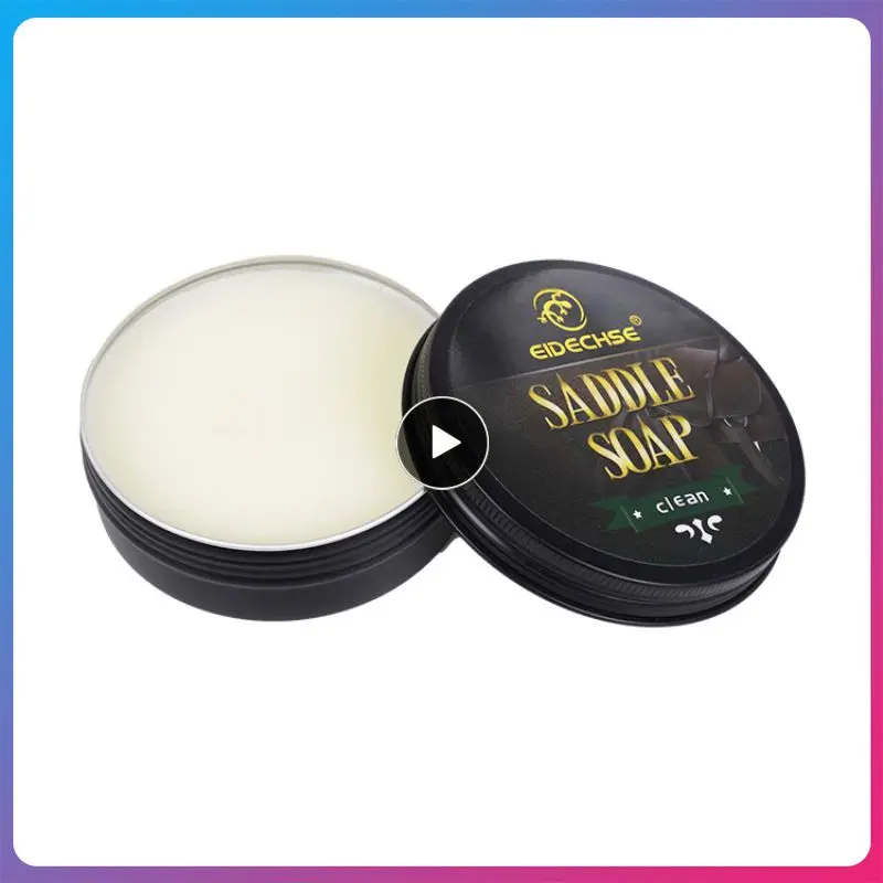 

100ml Car Leathr Cleaner Soap Saddle Soap Leather Cleaning Soap For Leather Sofa Clothing Bags Cleaning & Caring Car Maintenance