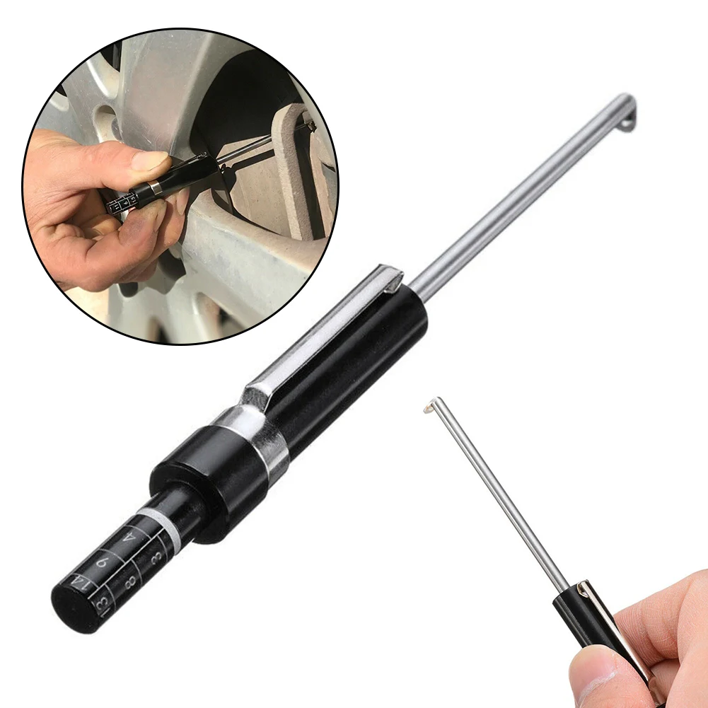 

1pcs Vehicle Brake Pad Thickness Gauge Car Brake Pad Tester Measuring Tool Measurment Automotive Measuring Accessory