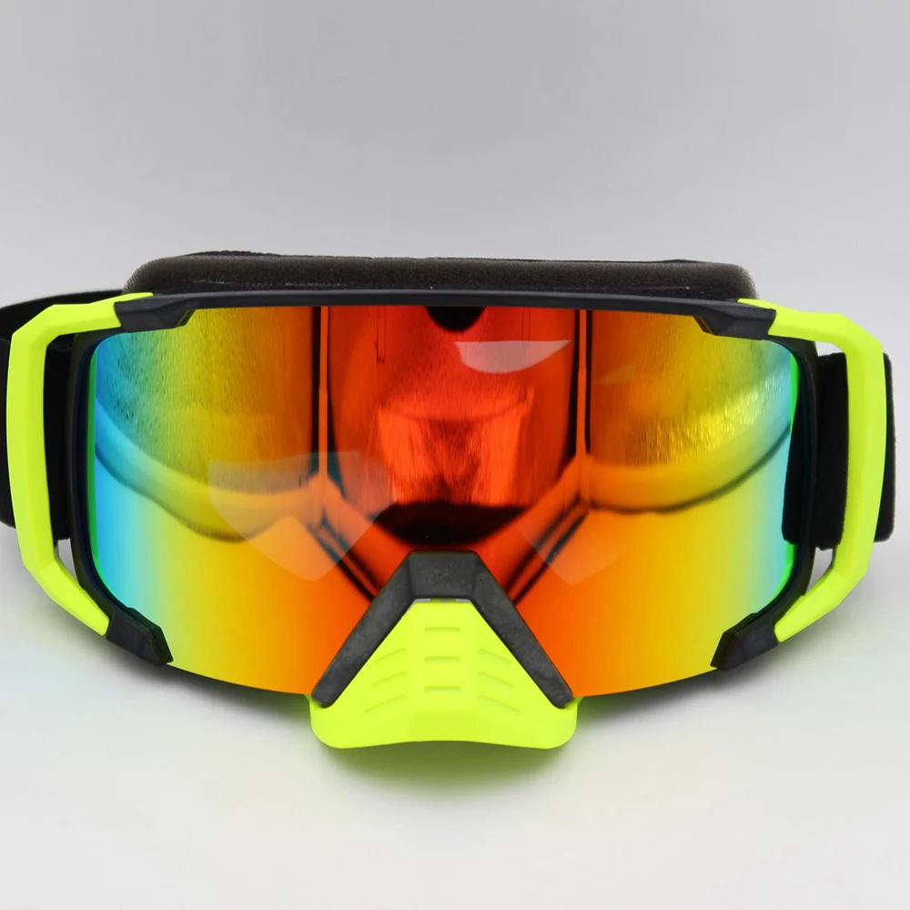 

High Quality ABS Motocross Carting Helmet Goggles, For Harley Motorcycle Retro Style Windproof Sandproof Downhill Ski Goggles