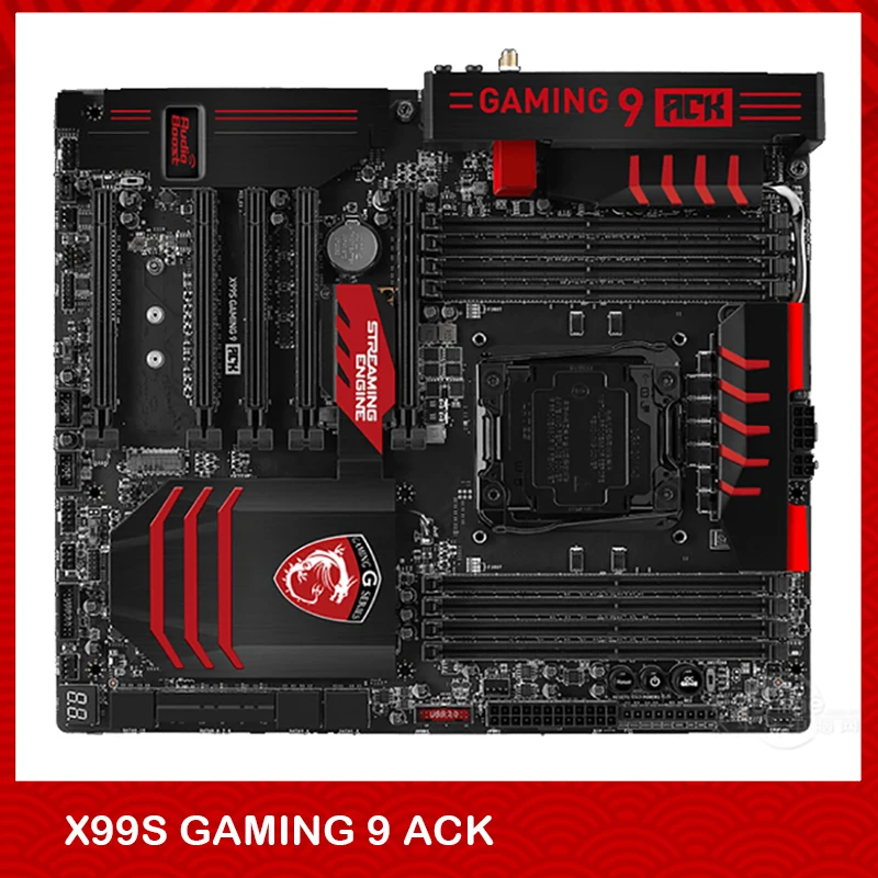 

Original Desktop Motherboard For Msi X99S GAMING 9 ACK LGA 2011-3 DDR4 128G M.2 SATA3 USB3.0 E-ATX Fully Tested