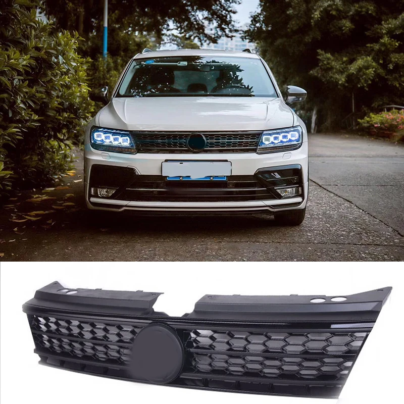 

For Volkswagen Tiguan L 2017 2018 Car Front Racing Grille Surround Trim Racing Grille Trim Car Styling