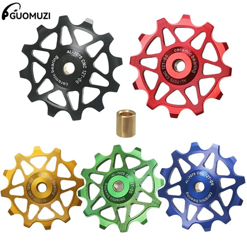 

Road Bike Ceramic Pulley Rear Derailleur 12T 14T Guide MTB Ceramic Bearing Jockey Wheel ForShimano Sram GX Xx1 Bicycle Part