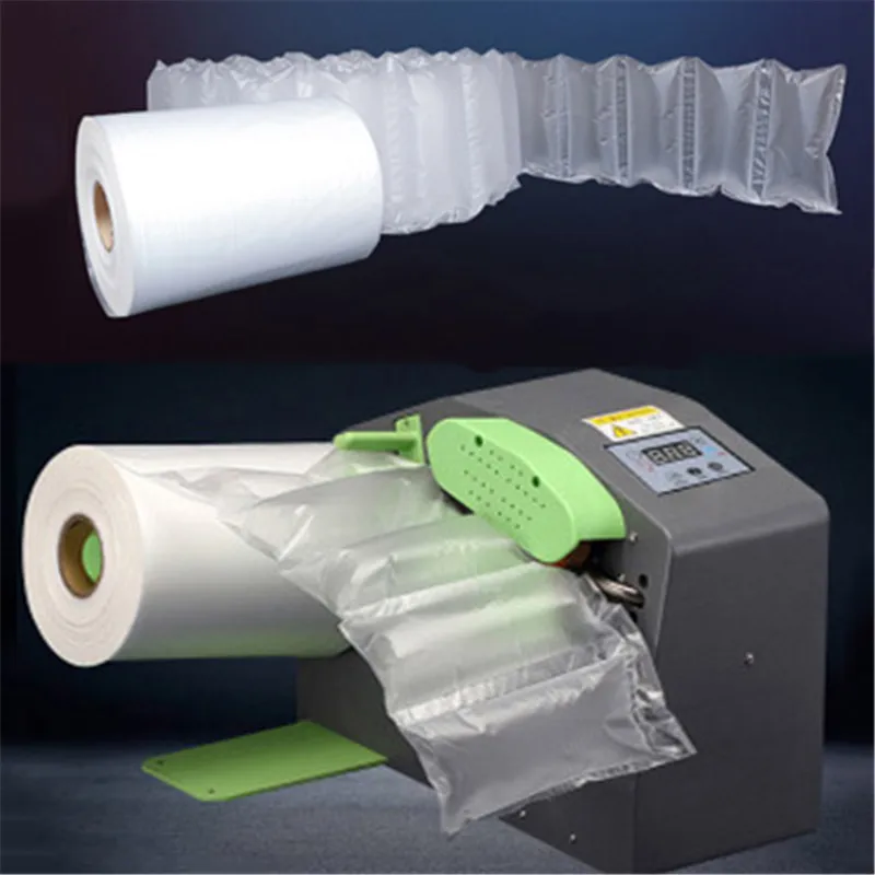 

500M Air Cushion Pillow Film Roll HDPE Plastic Buffer Air Cushion Machine Inflatable Bag Shockproof Protective Packaging Express